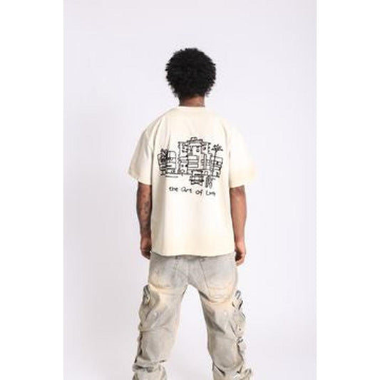 Element of Art Elements Resort Doodle Tee-Brown — 6 Rings Boutique