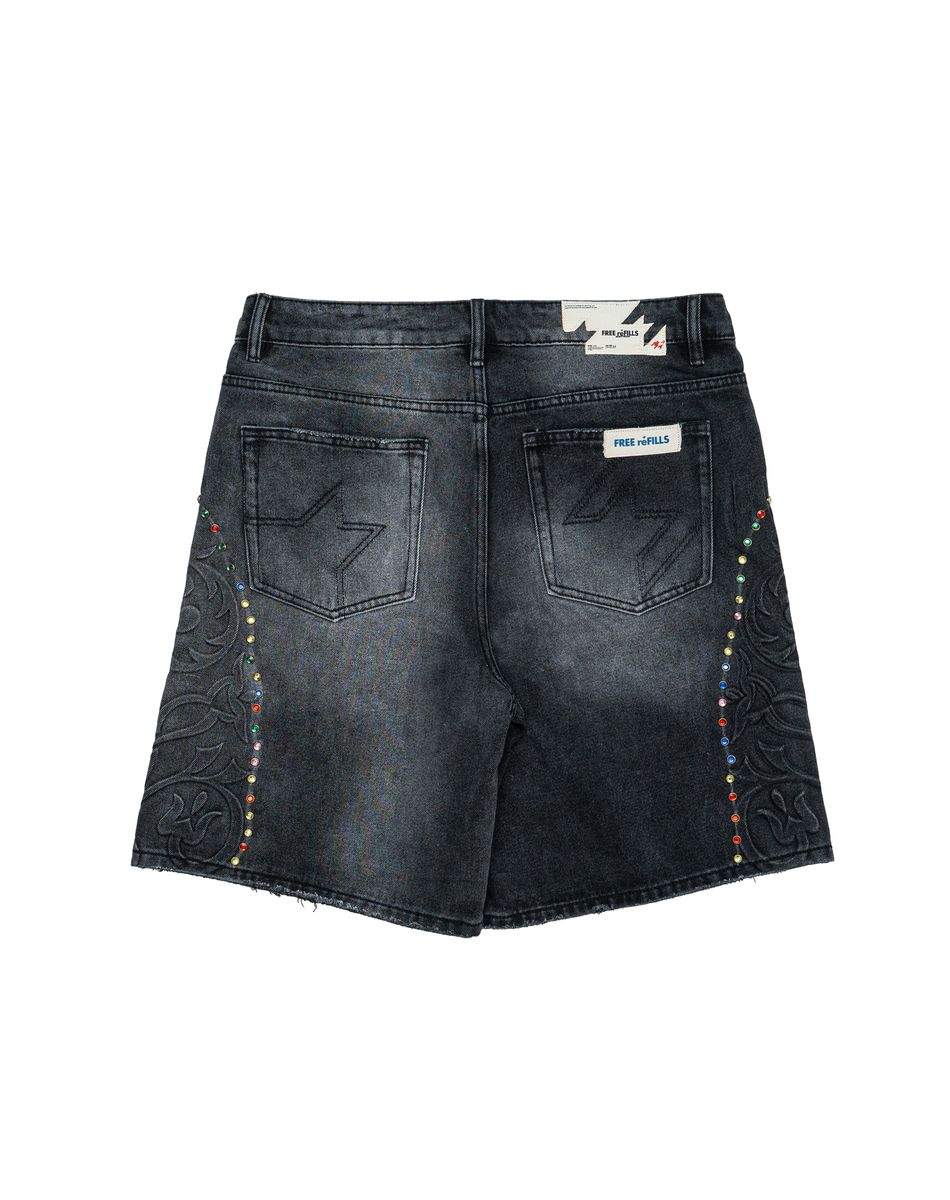 Free Refills | Cathedral Jorts - Black