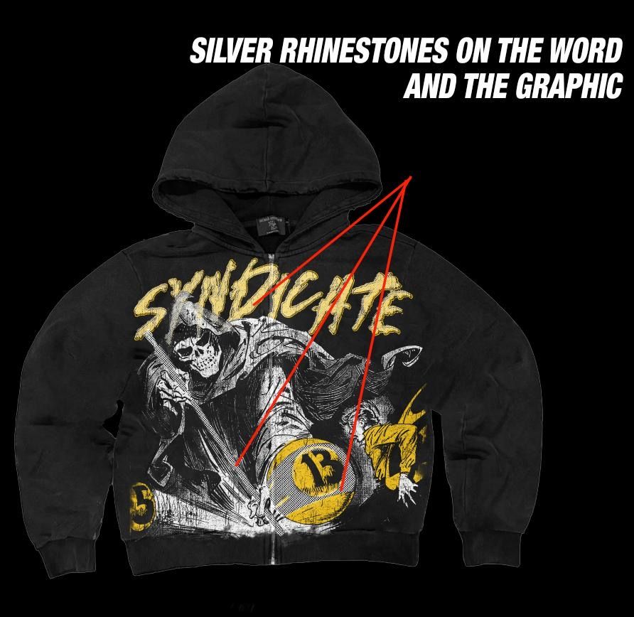 the-syndicate-reaper-rhinestoned-hoodie-taxi-yellow-black-6-rings-clothing