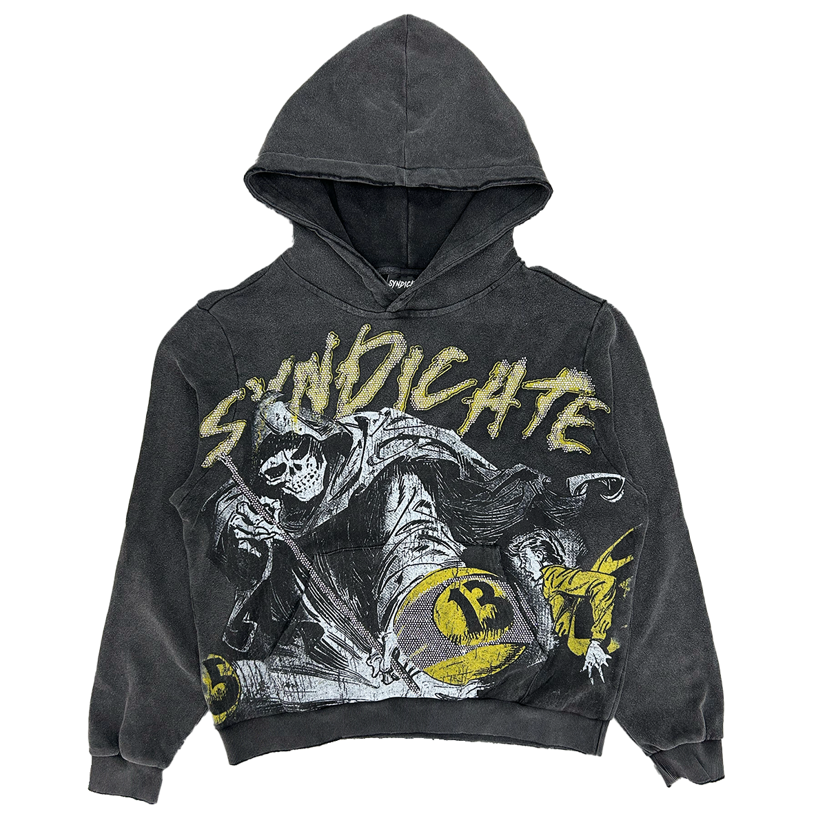 the-syndicate-reaper-rhinestoned-hoodie-taxi-yellow-black-6-rings-clothing