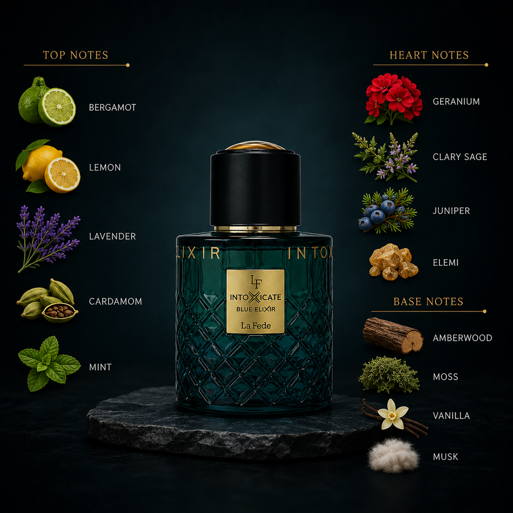 Khadlaj La Fede Intoxicate Blue Elixir EDP 100ML