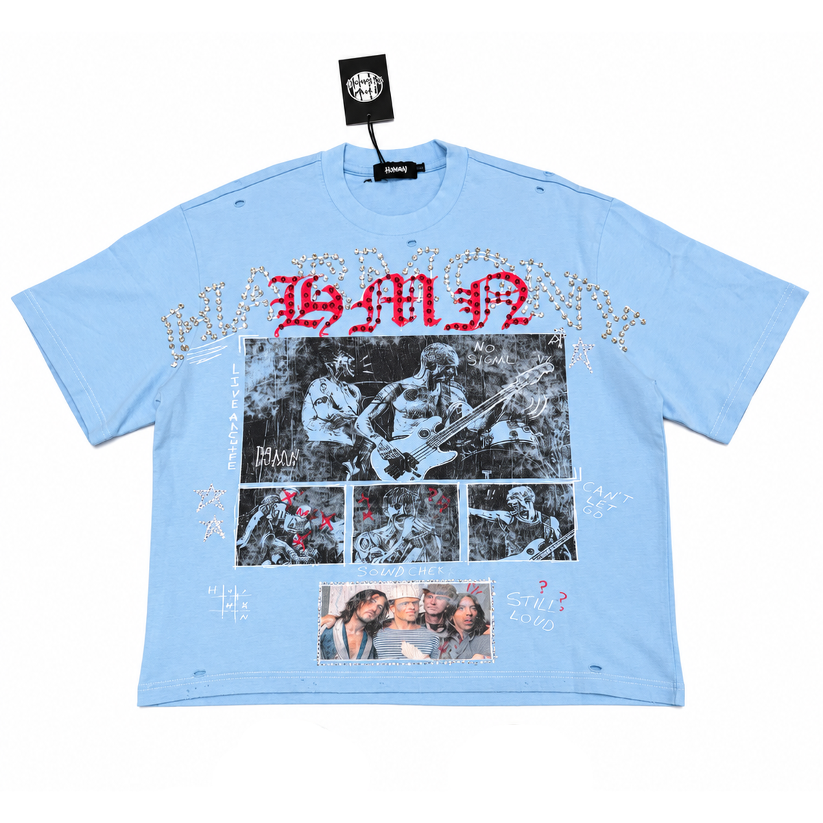 Harmony | Rock Tee - Baby Blue