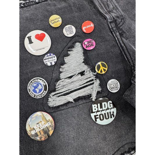 BLDG4 | Pin Boy Jorts - Black Wash