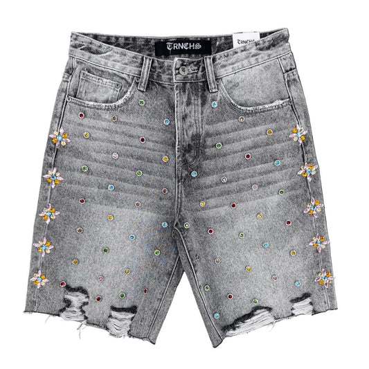 Trnchs | Bounty Denim Shorts - Grey Wash