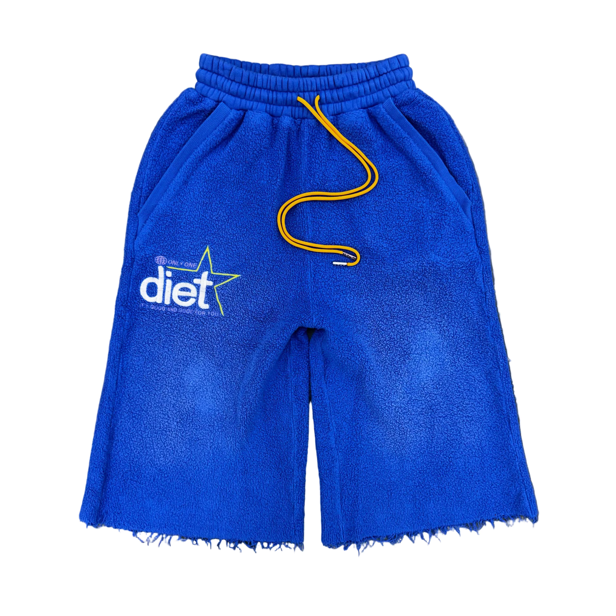Diet Starts Monday | Inside-Out Fleece Sweatshorts - Blue