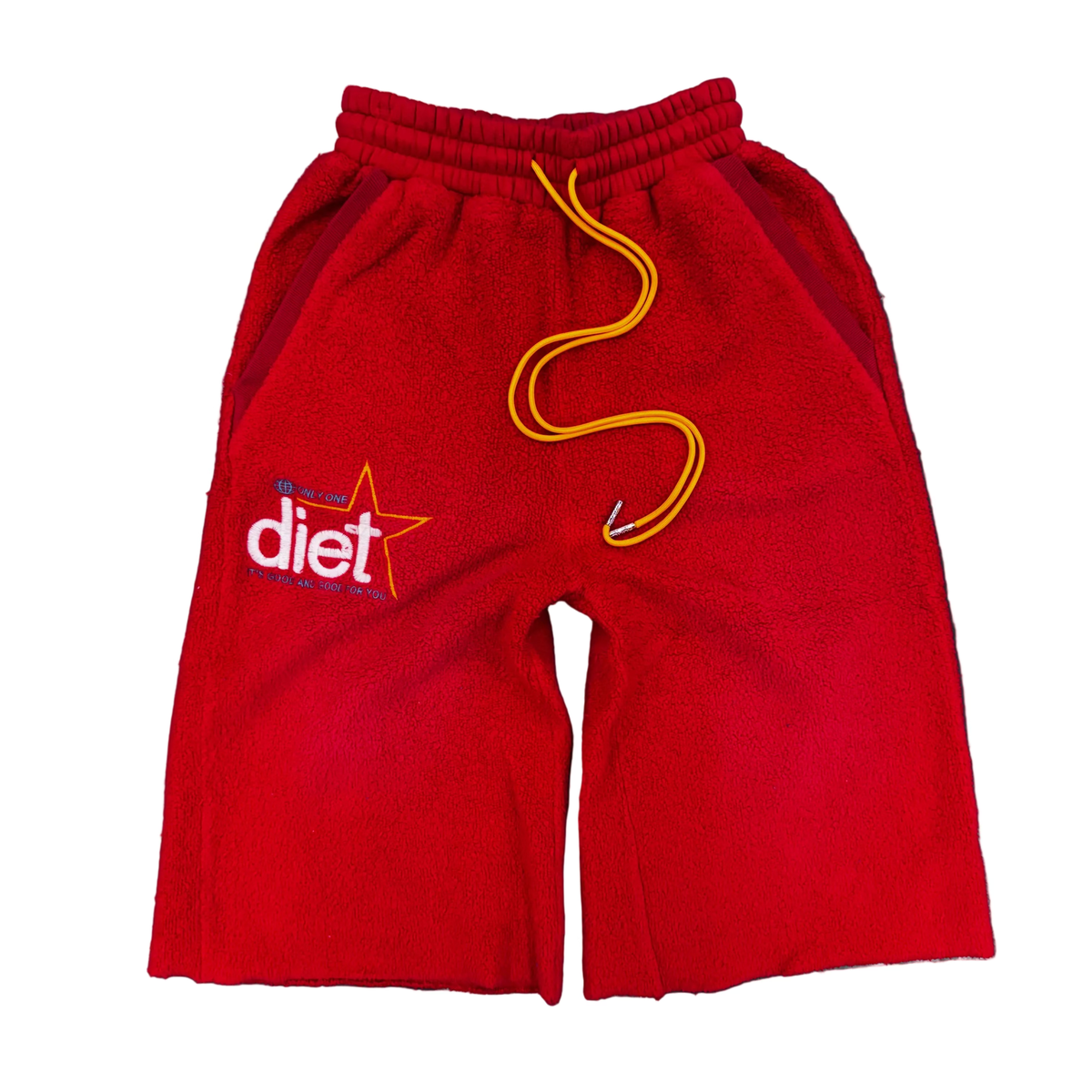 Diet Starts Monday | Inside-Out Fleece Sweatshorts - Red