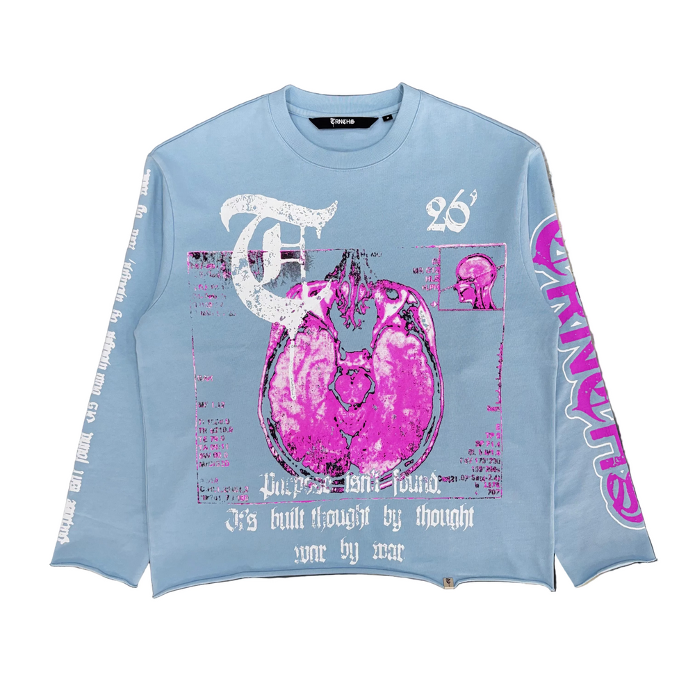 Trnchs | Mindset Long Sleeve Tee - Blue