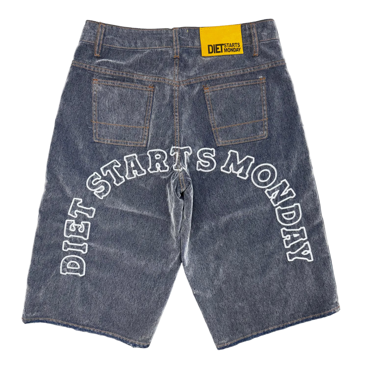 Diet Starts Monday | Arch Denim Jorts - Grey