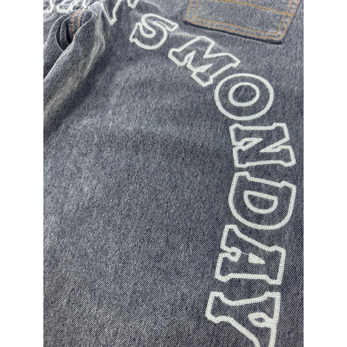 Diet Starts Monday | Arch Denim Jorts - Grey