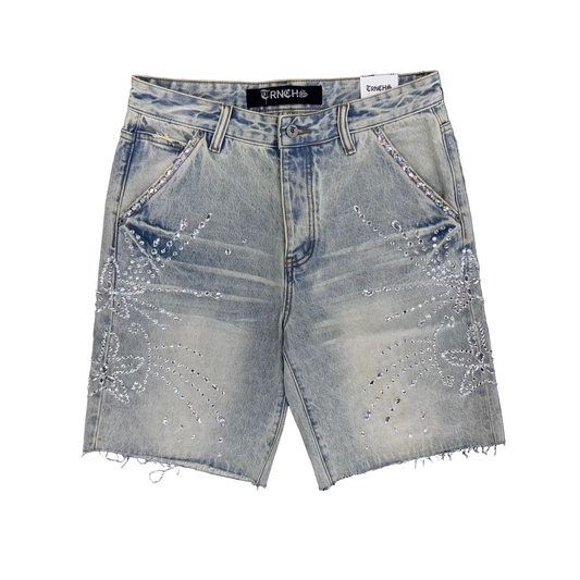 Trnchs | Venkel Jorts - Light Blue Wash