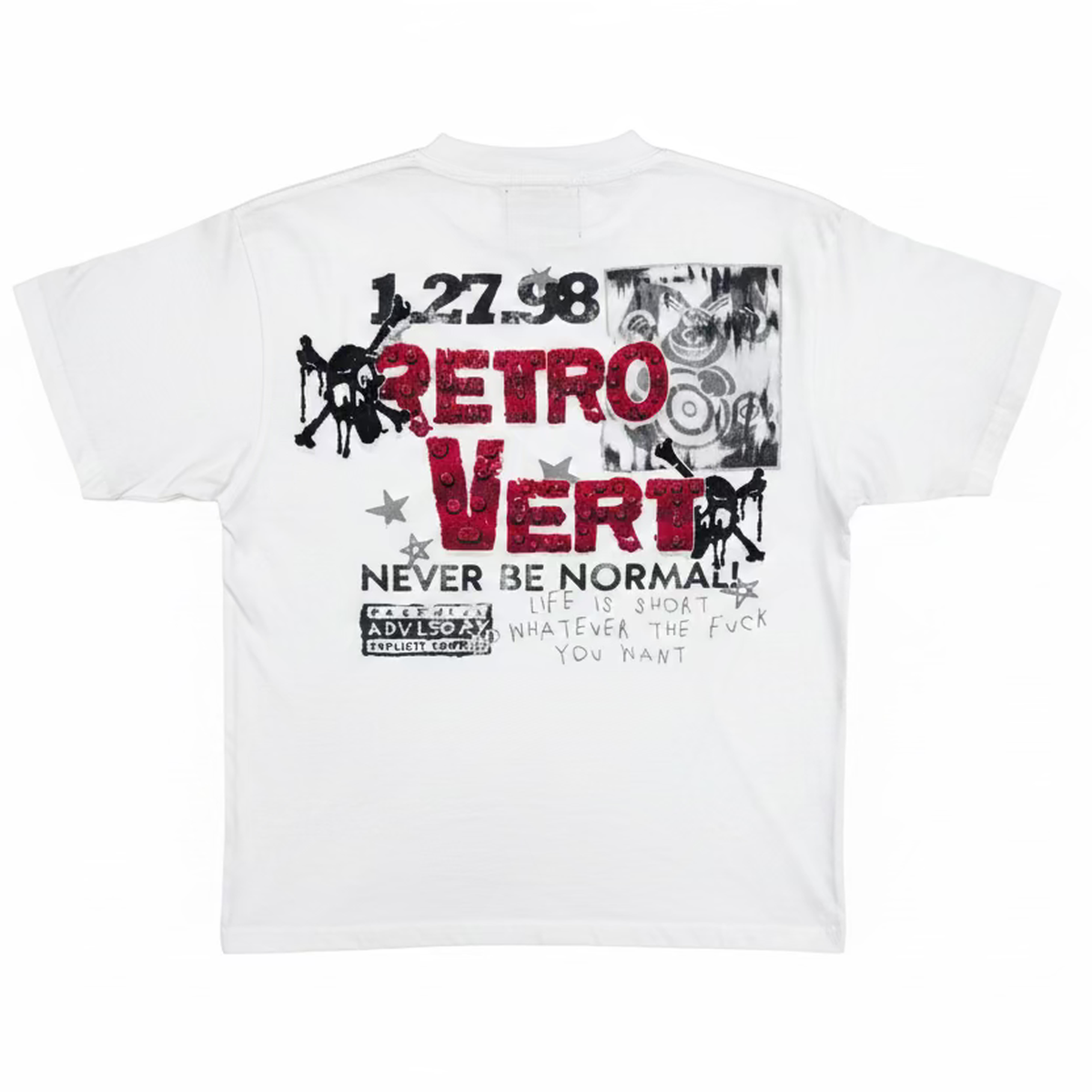 Retrovert | Red Nurse Rhinestone Tee