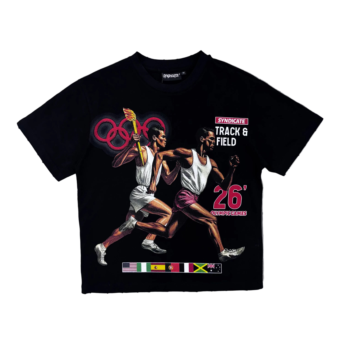 The Syndicate | "Olympic Tee" Black
