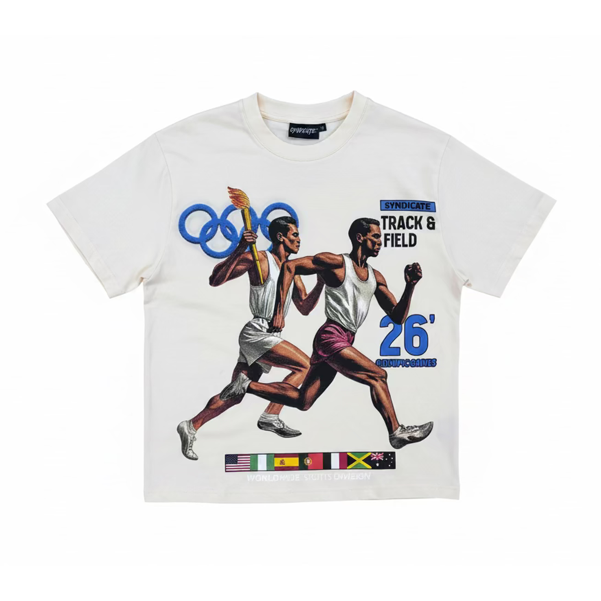 The Syndicate | Olympic Tee - White