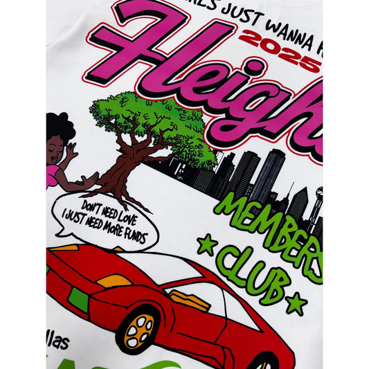 Height District | Girls Wanna Have Funds Tee - White
