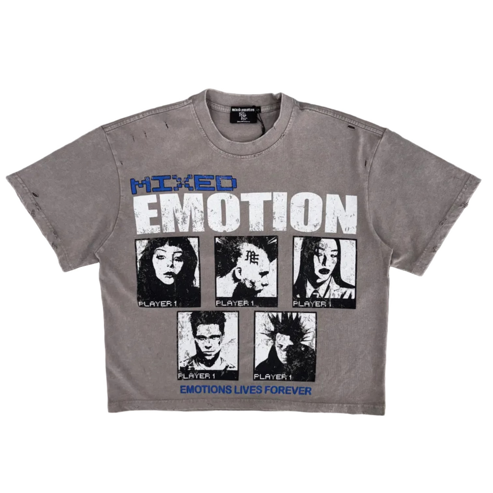Mixed Emotions | Gallery Tee - Grey