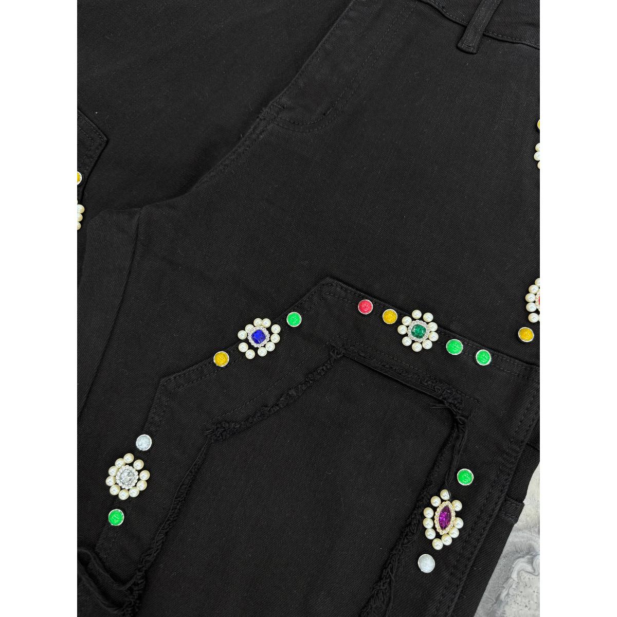 Crysp Denim | Lotus Jorts - Jet Black