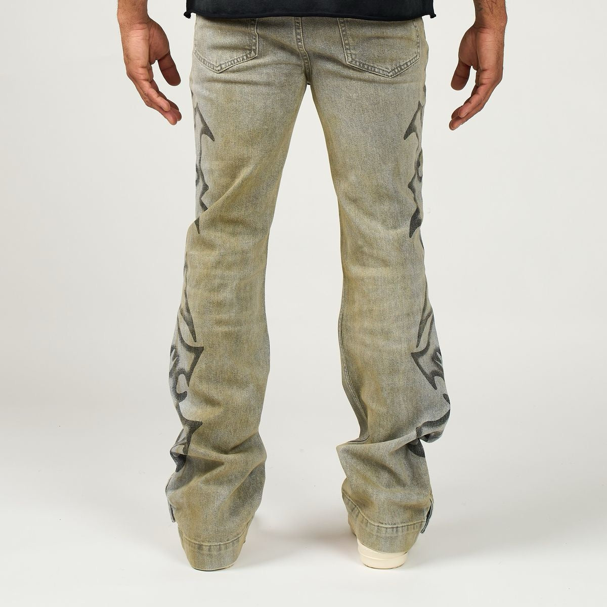 Duaa | Stone Stacked Denim