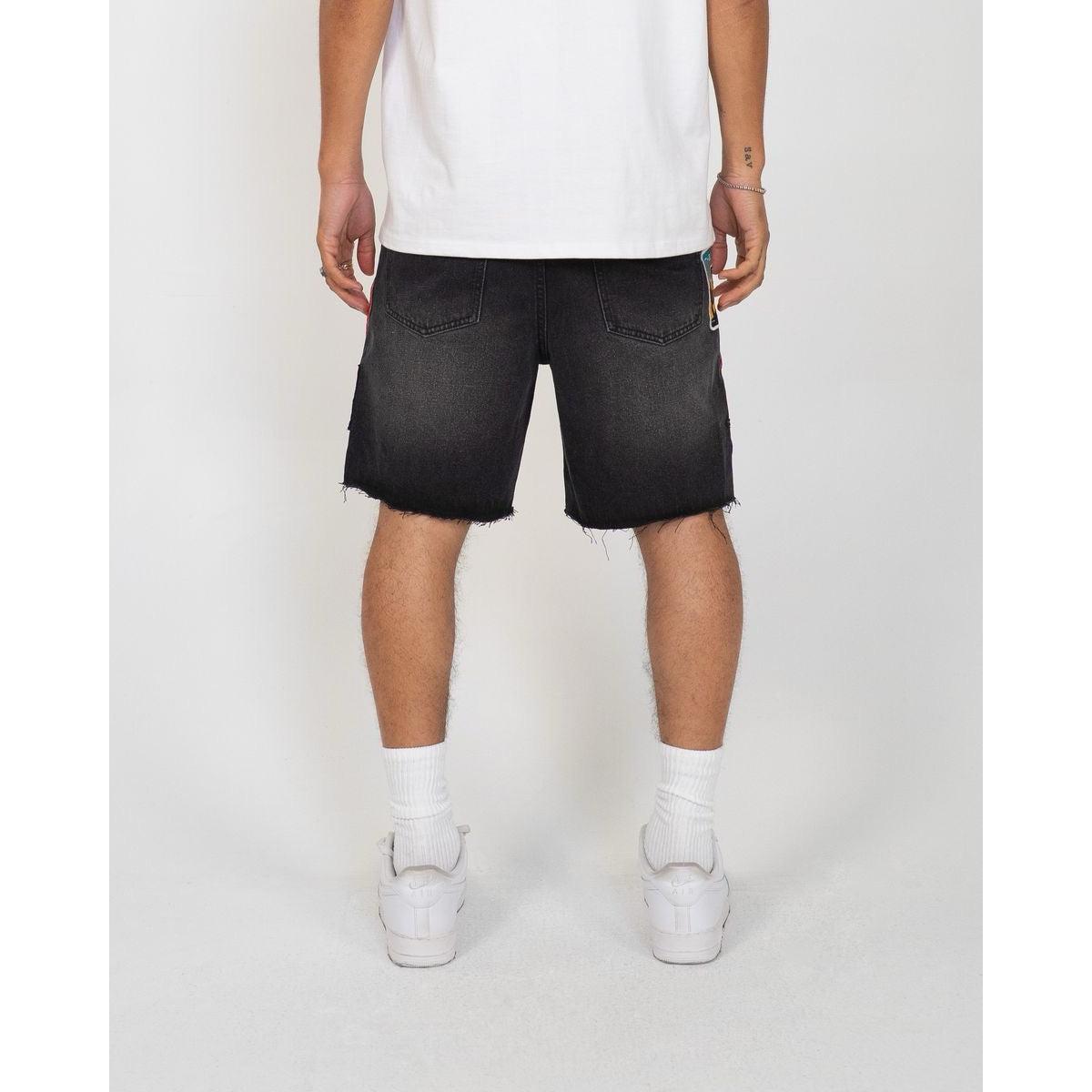 EPTM | Canyon Patchwork Jorts - Black