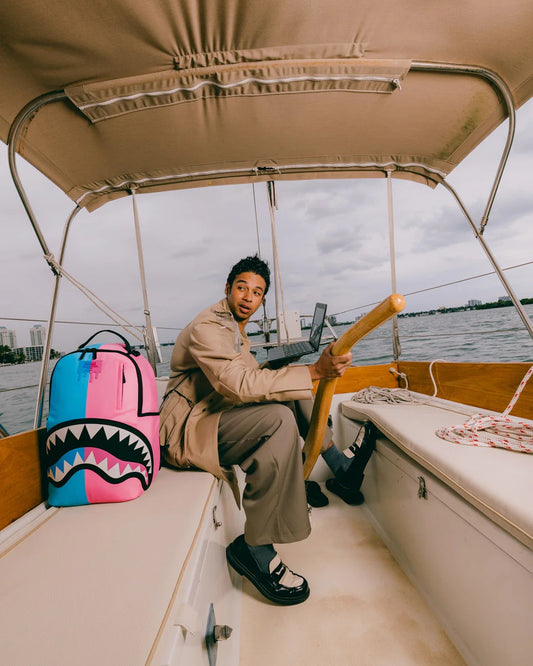 Sprayground Shark Central Cotton Candy Backpack