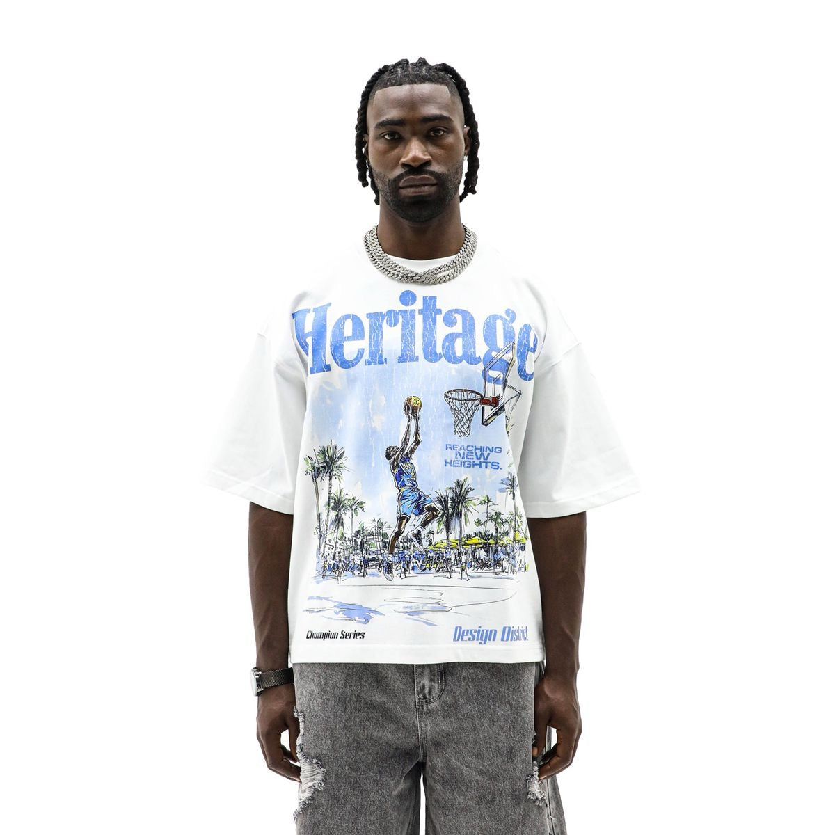 Height District | Heritage Park Tee - White