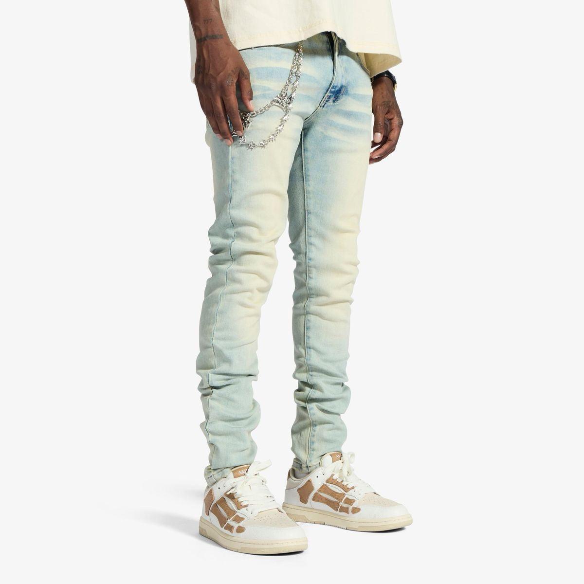 Melee | Milky Way Skinny Jeans - Cloud Cream