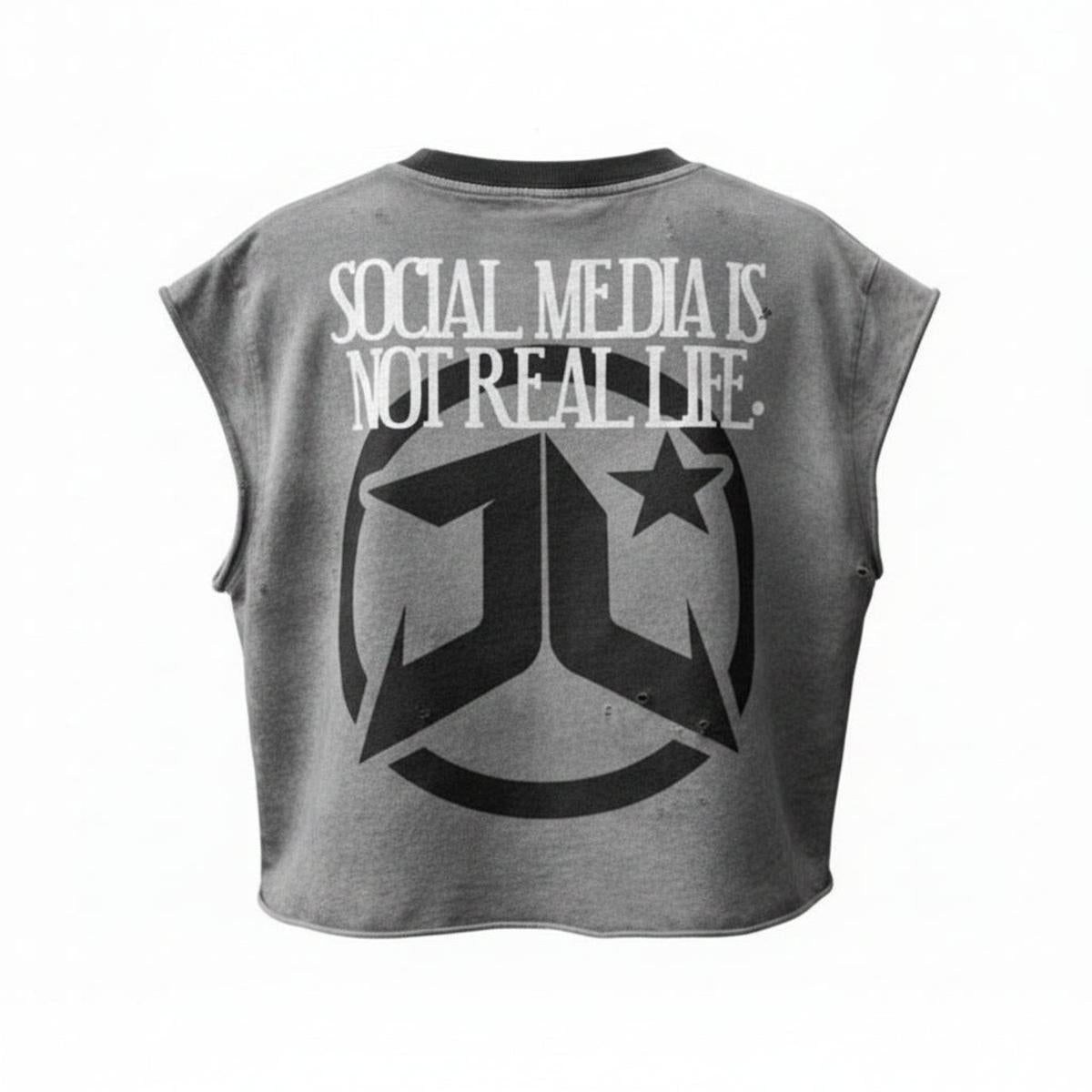 Jetlyfe | Social Media Cut Off Sleeve Tee