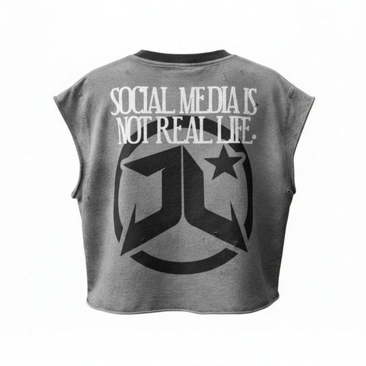 Jetlyfe | Social Media Cut Off Sleeve Tee