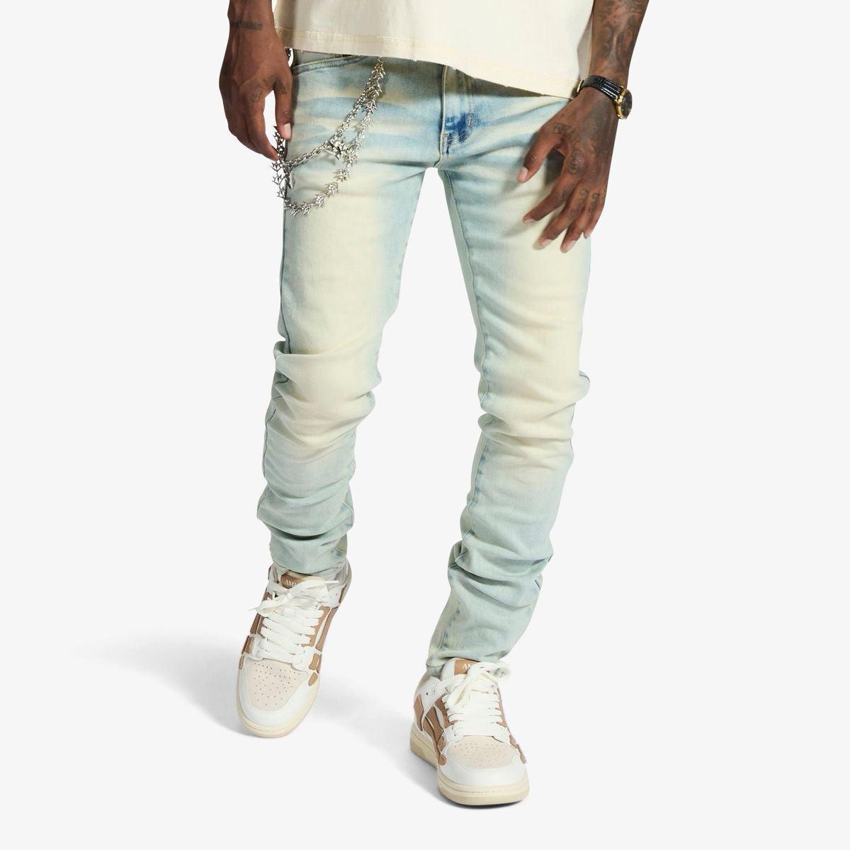 Melee | Milky Way Skinny Jeans - Cloud Cream