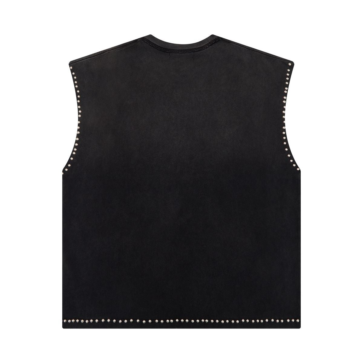 Almost Someday | Crowned Cut Off Tee - Black