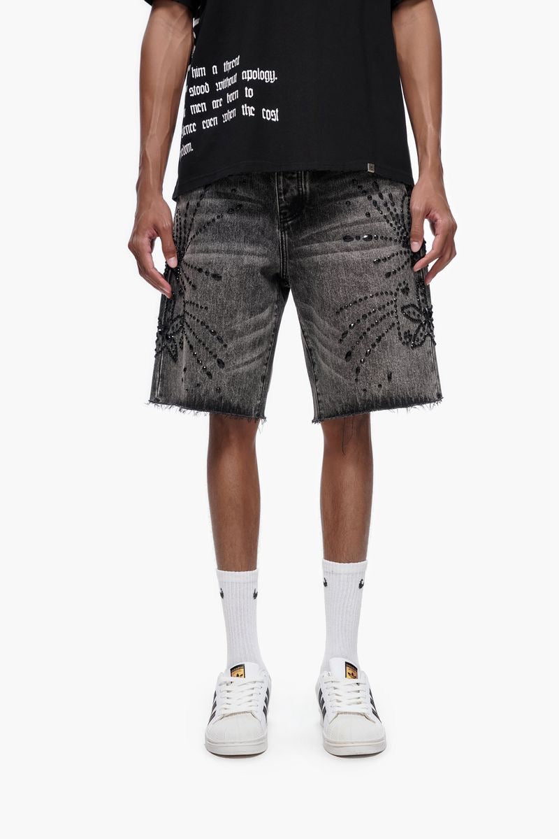 Trnchs | Venom Jorts - Grey Wash