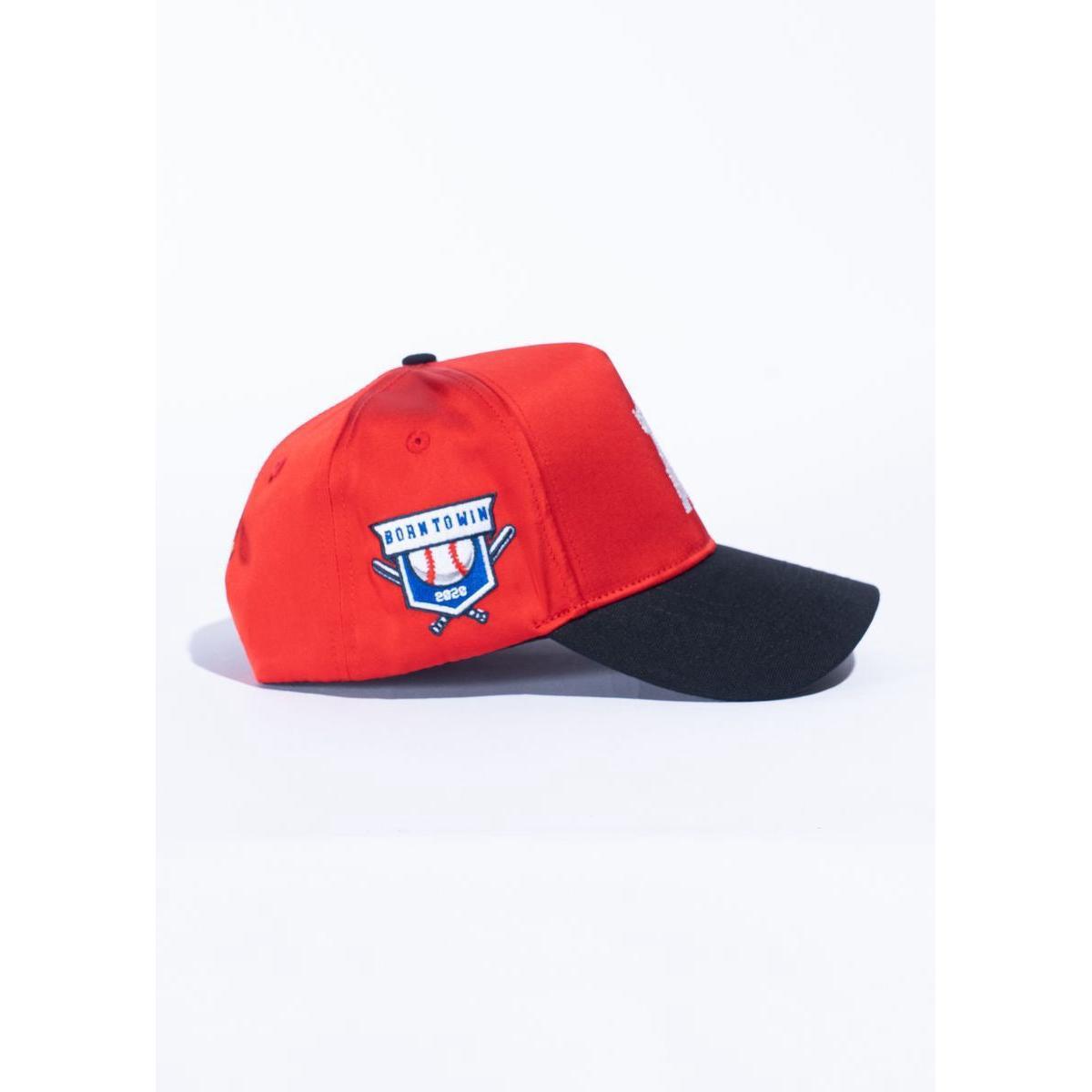 Reference | Kingels Crystals Hat - Red Satin