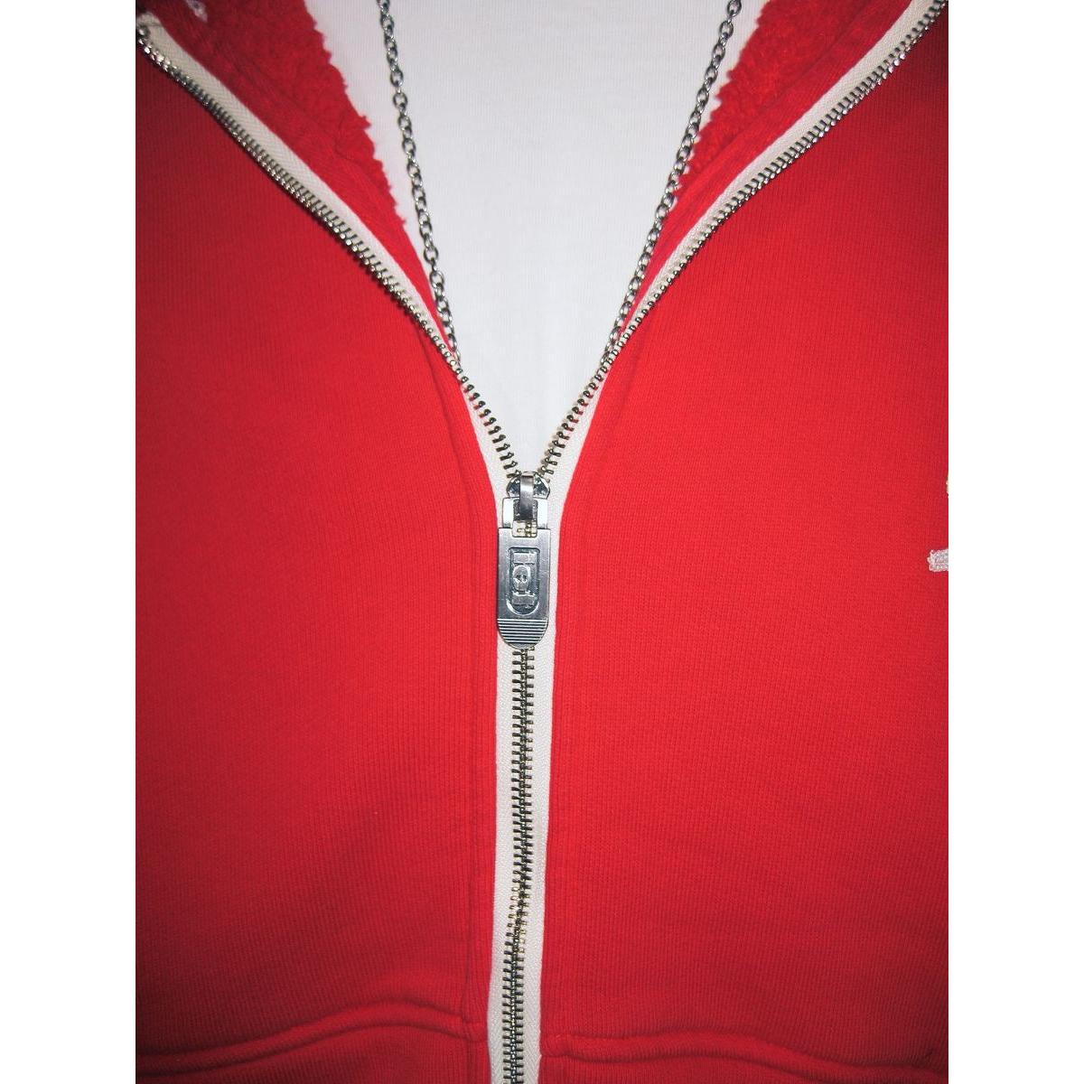 Diet Starts Monday | Bolt Zip Up Hoodie - Red