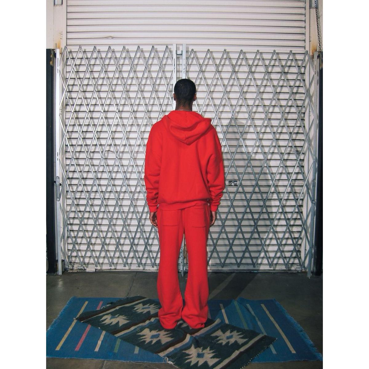 Diet Starts Monday | Bolt Zip Up Hoodie - Red
