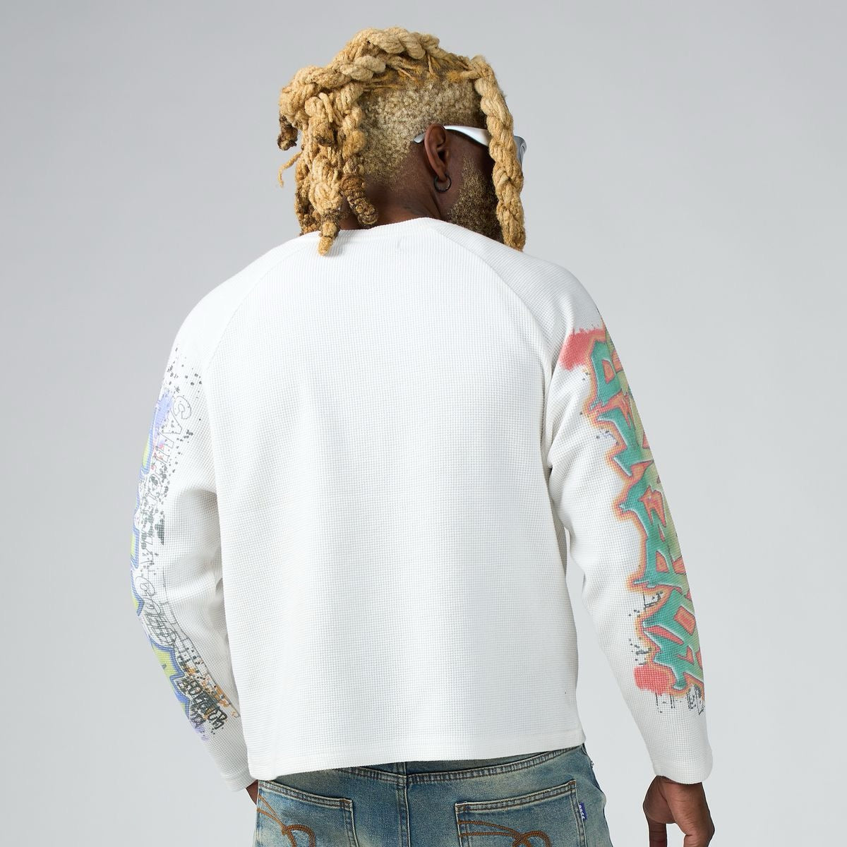Duaa | Street Long Sleeve Tee - White