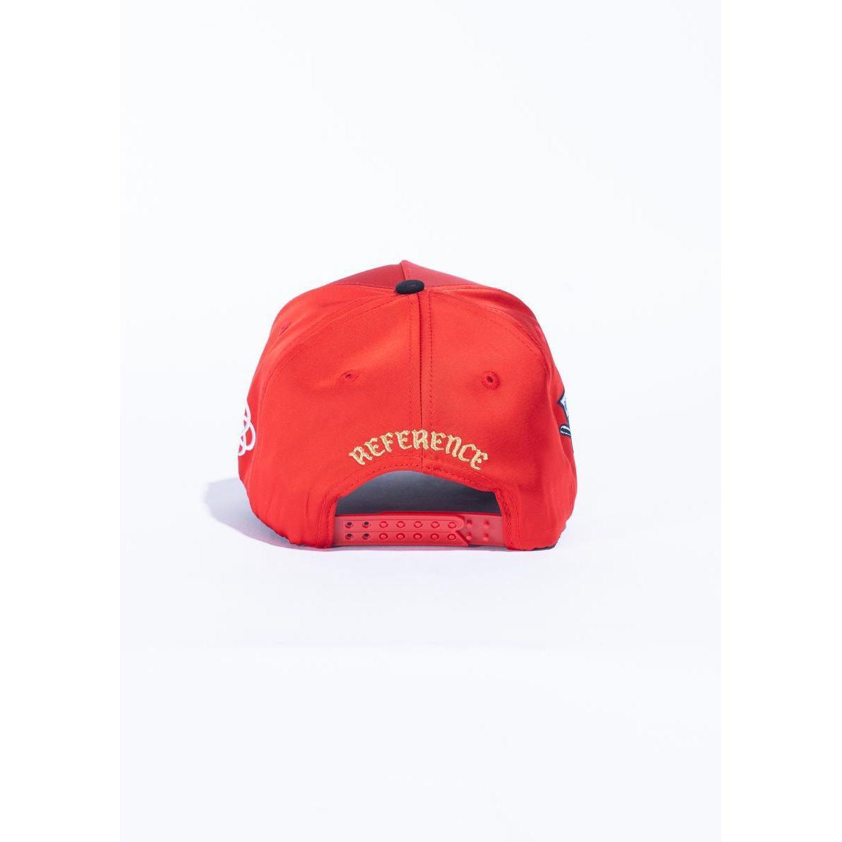 Reference | Kingels Crystals Hat - Red Satin
