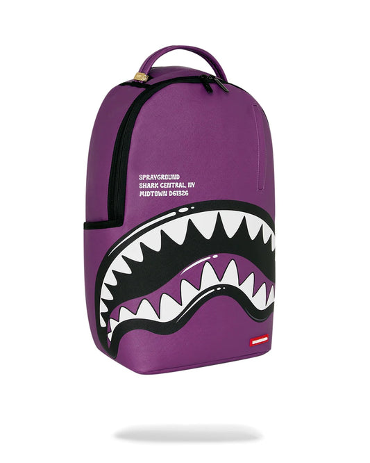 Sprayground Shark Central Bubbly Purple Backpack