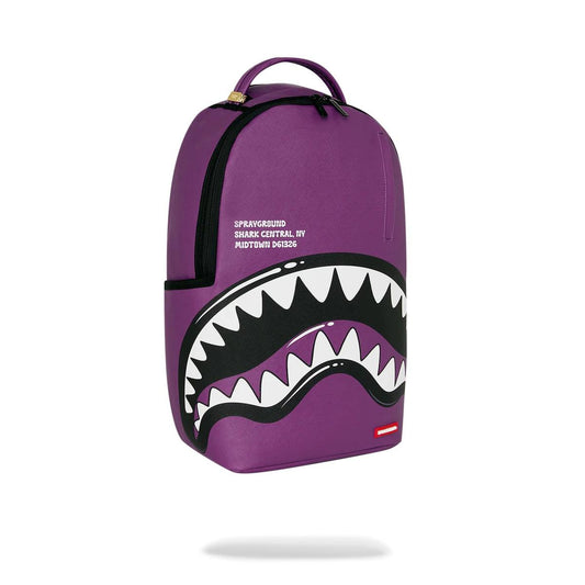 Sprayground Shark Central Bubbly Purple Backpack