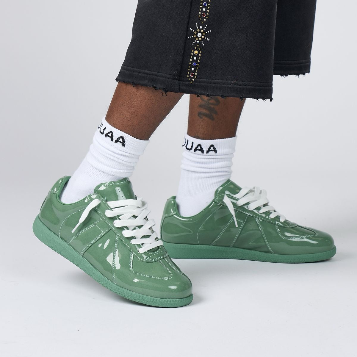 Duaa | Sage Shoes - Green
