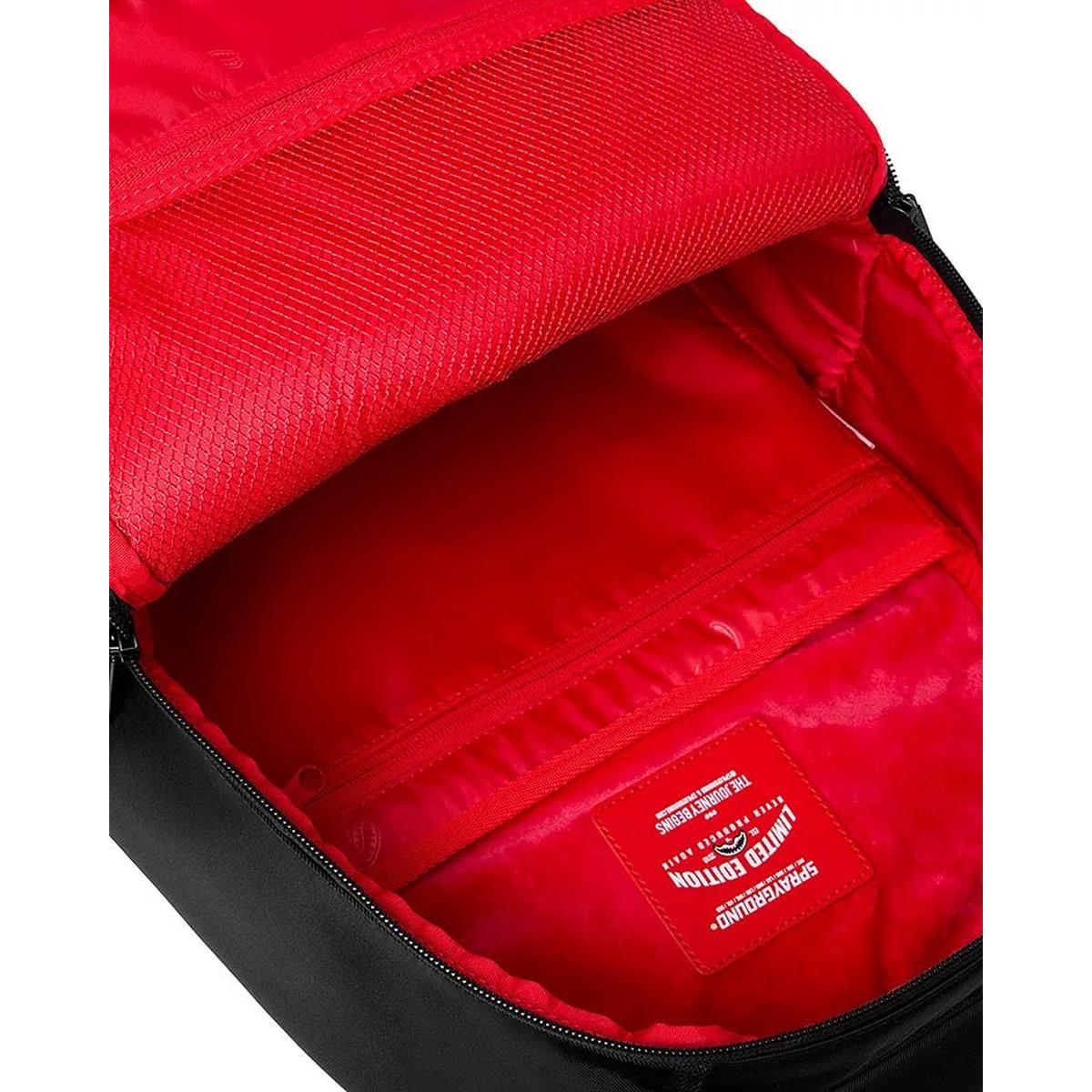 Sprayground Shark Central Gray Embossed Backpack