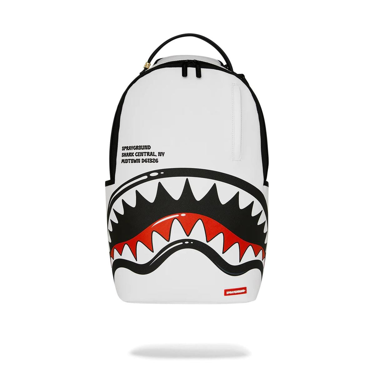 Sprayground Central Shark Bubbly White Backpack
