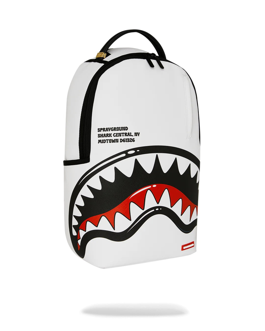 Sprayground Central Shark Bubbly White Backpack