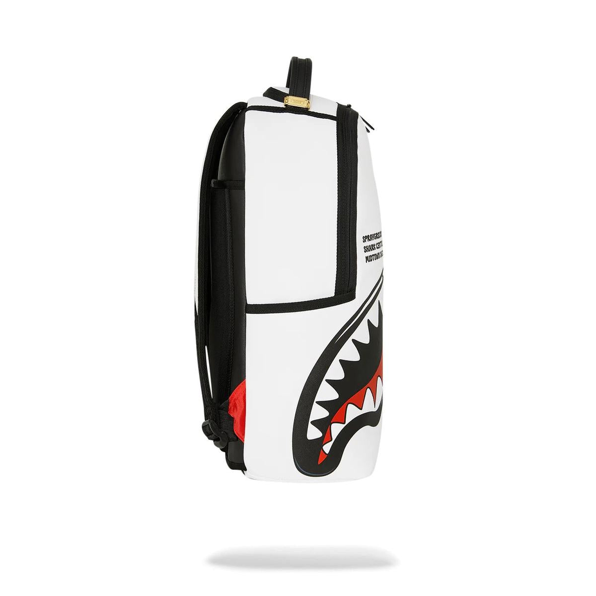Sprayground Central Shark Bubbly White Backpack