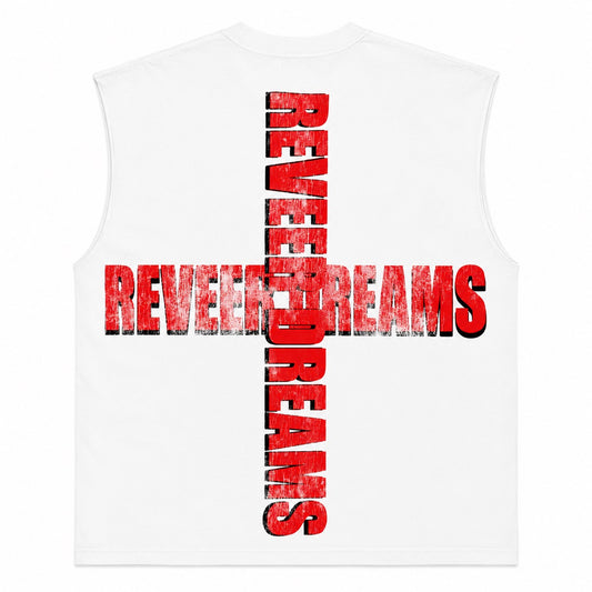 Reveer | Love Sex Money Cut Off Tee - White