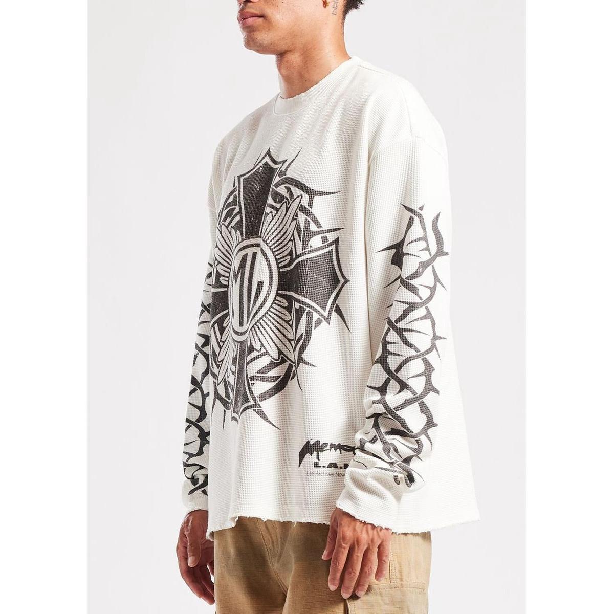 Memory Lane | Bomberhorn Long Sleeve Tee - Vintage White