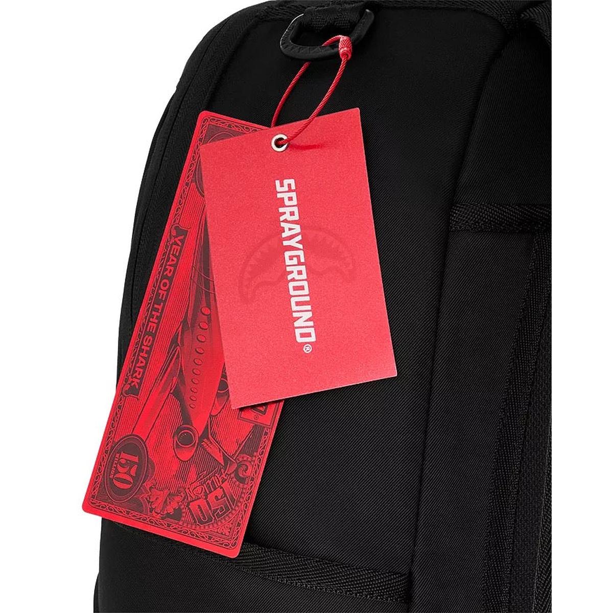 Sprayground Shark Central Gray Embossed Backpack