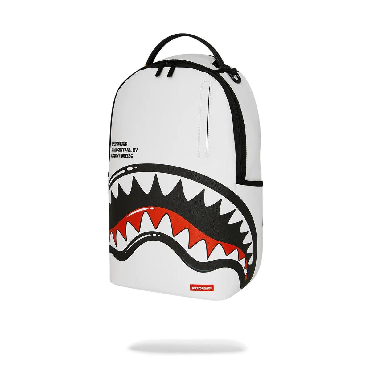 Sprayground Central Shark Bubbly White Backpack