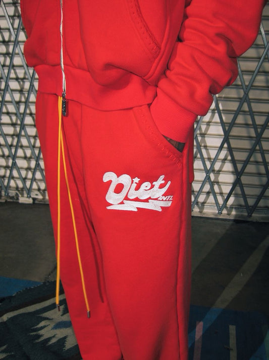 Diet Starts Monday | Bolt Sweatpants - Red