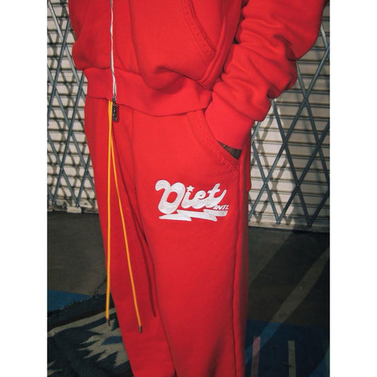 Diet Starts Monday | Bolt Sweatpants - Red