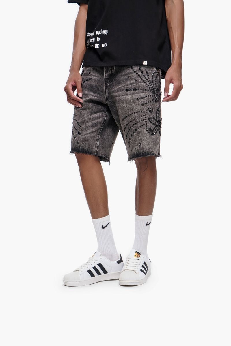 Trnchs | Venom Jorts - Grey Wash