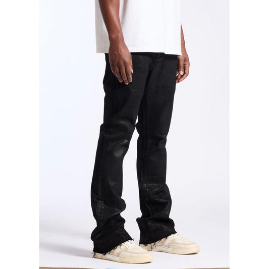 Embellish | Raider Stacked Pants - Black Wax